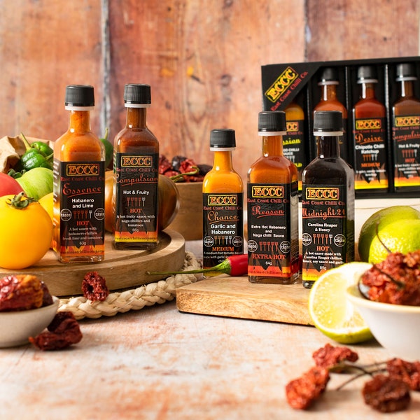 Chilli Sauce 60ml Hot Gift Set - our 5 hottest sauces!