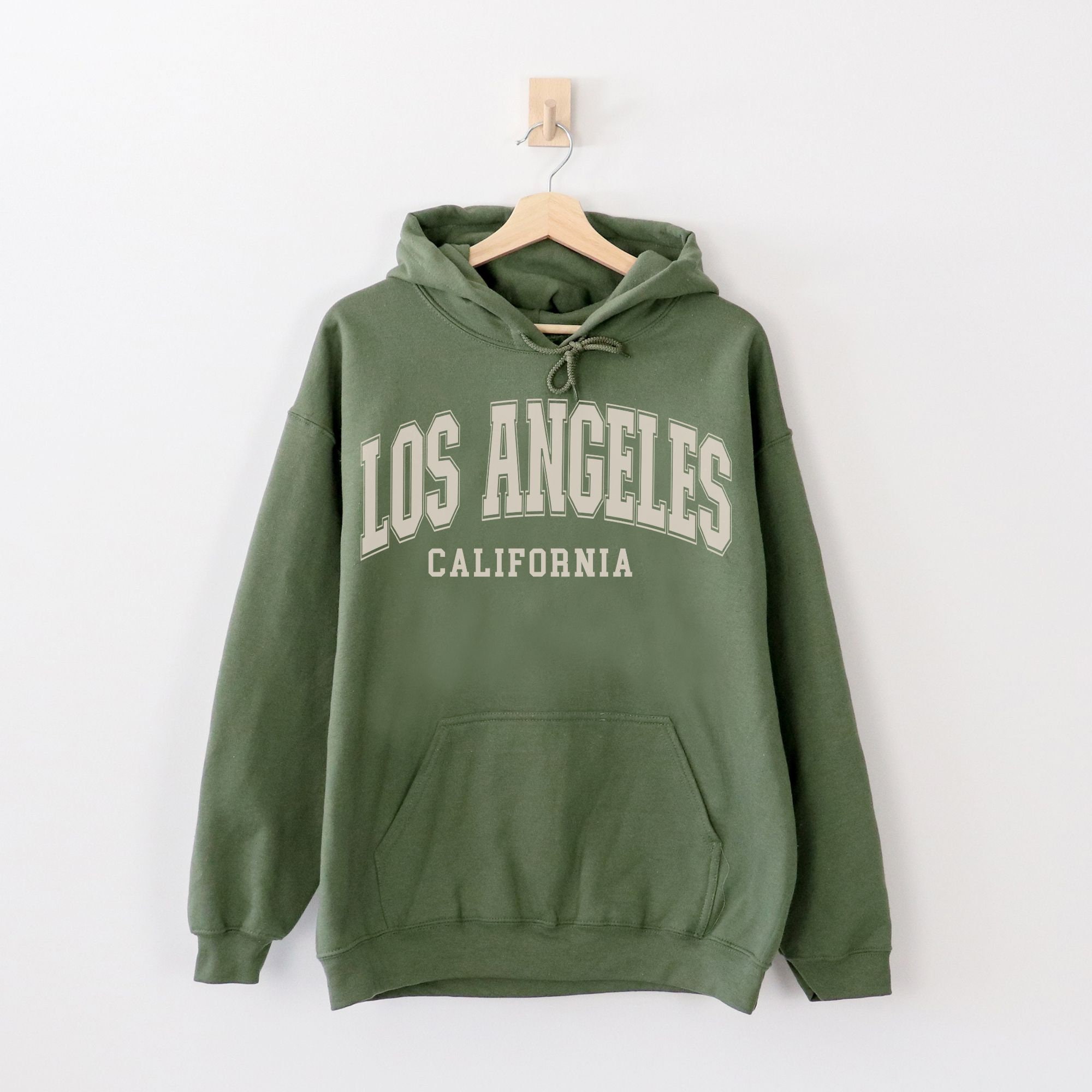 Los Angeles Hoodie, California CA State I Love LA Retro Vintage Home City Pride USA Geschenke Wandern Kapuzenpullover Pullover Herren Frauen - Österreich
