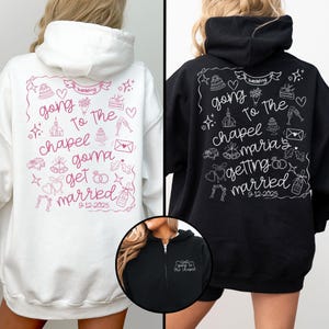 Bride Getting Ready Robe Zip Up Hoodie Bridal Party Hoodie Bridesmaid Getting Ready Future Mrs Hoodie Custom Bride Gift Wedding Day Outfit