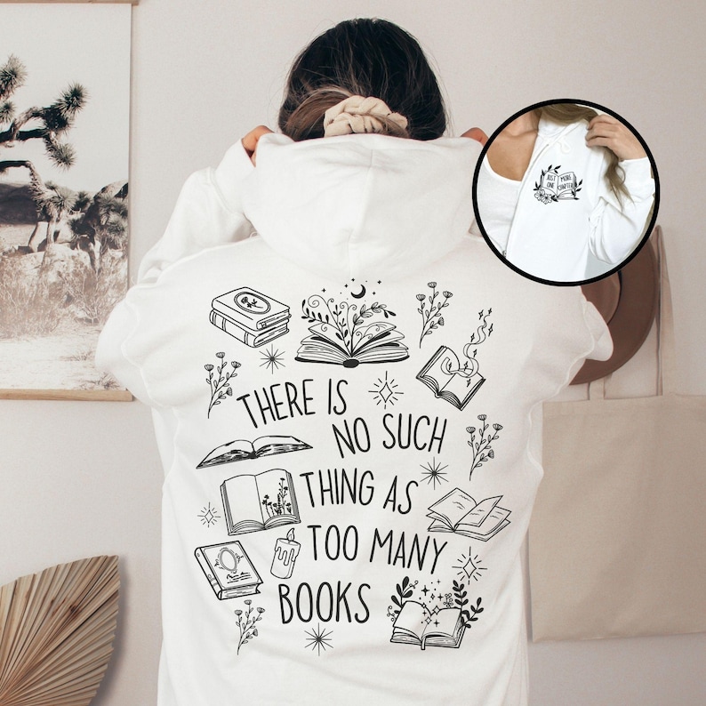 Book club ready zip hoodie for fans of literature and cozy layers.