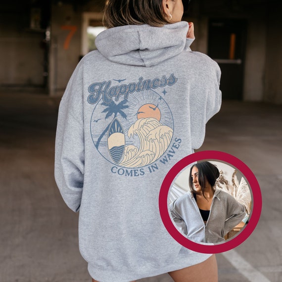 Beach zip up hoodie discount