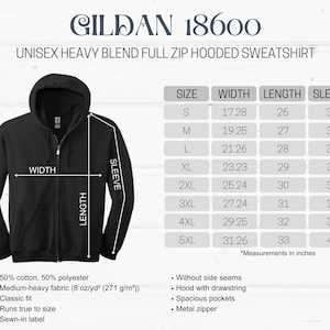 A black full zip hooded sweatshirt
