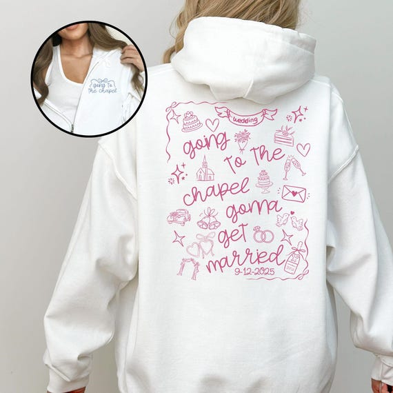 Bride Getting Ready Robe Zip Up Hoodie Bridal Party Hoodie Bridesmaid Getting Ready Future Mrs Hoodie Custom Bride Gift Wedding Day Outfit