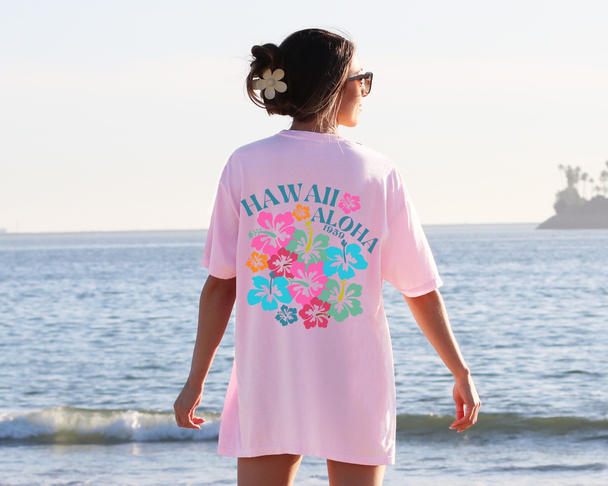 Hawaii Shirt Hawaiian Vacation, Hawaii Tshirt, Hibiscus Shirt, Hawaii