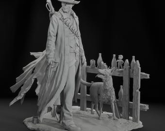 The Ghoul - Fallout   - 3D Printed Figure - Bulkamancer - Fan Art