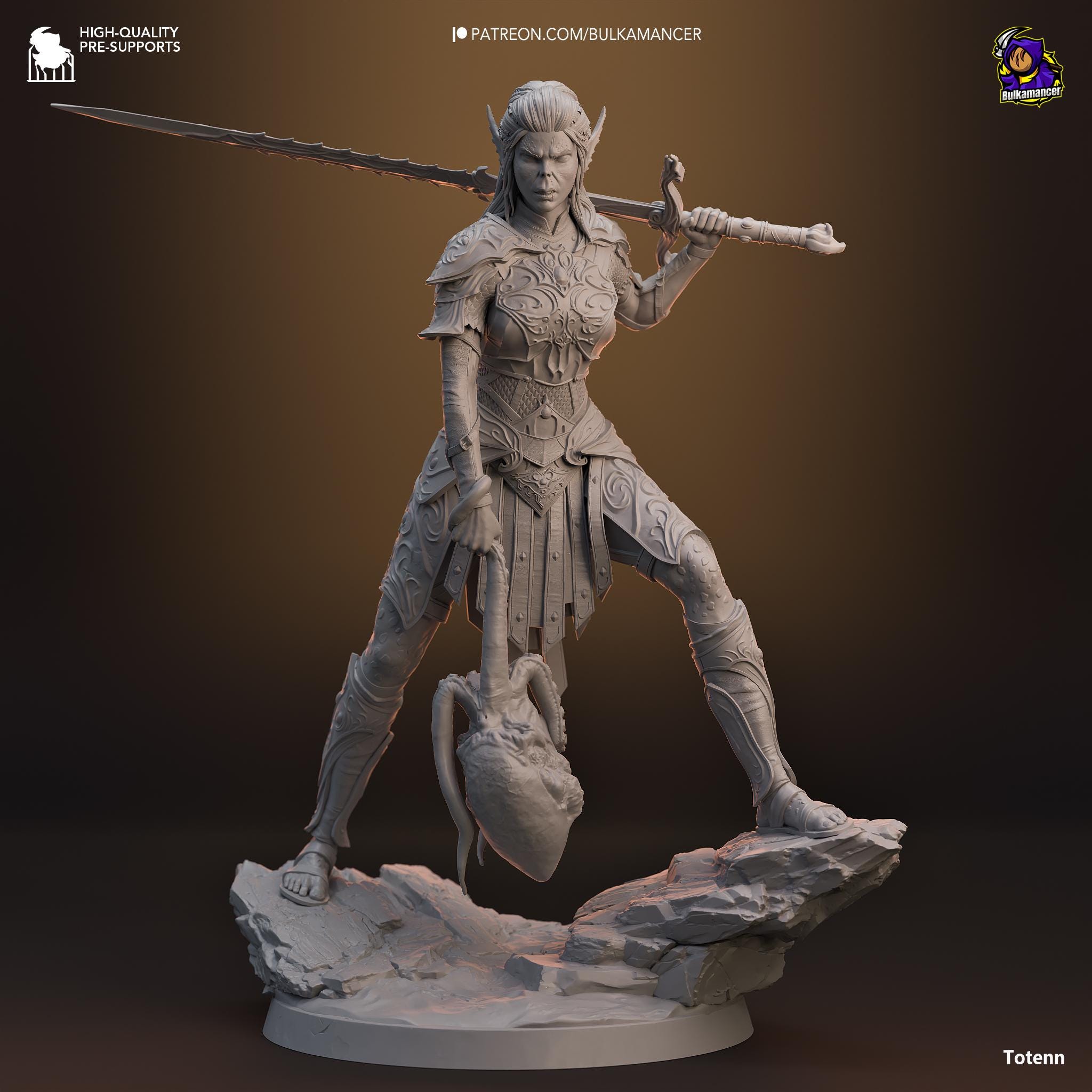 Lae'zel | Baldurs Gate 3 | Dungeons and Dragons | Dnd |3D Printed