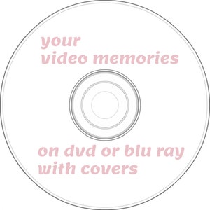 custom dvd , your video memories ,  home videos to disc , dvd , blu ray , direct printed discs service