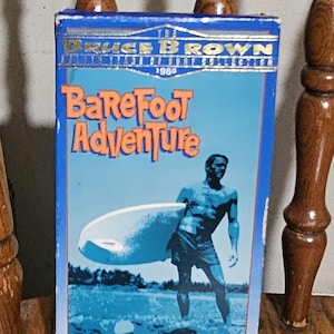 Vintage BAREFOOT ADVENTURE  The Golden Years of Surf Collection (1990) VHS Video Tape - Rare