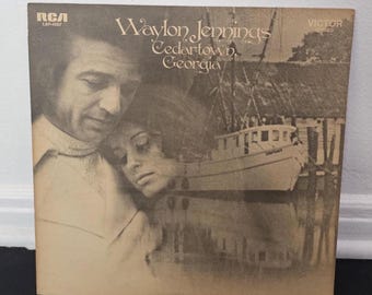 Vintage - Waylon Jennings Cedartown Georgia Vinyl Record LP Album - RARE
