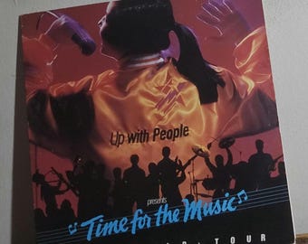 Vintage - Up With People Time For The Music (1987) Vinyl Record LP Album