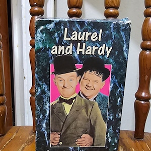 Vintage LAUREL and HARDY Utopia and Flying Deuces Double Feature VHS Tape - Rare