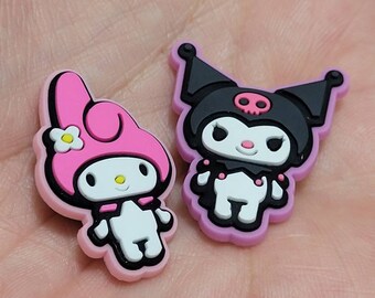 kuromi and melody moletom com capuz
