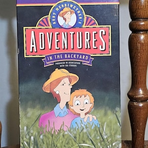 Vintage Aunt Merriwether&#39;s Adventures in the Backyard (1992) VHS Video Tape - RARE