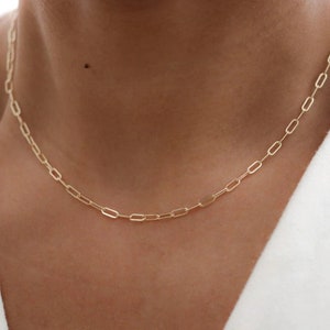 Luiza 14K gold filled choker necklace