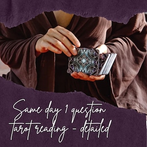 SAME DAY 1 Question Tarot Reading ***Detailed Reading***