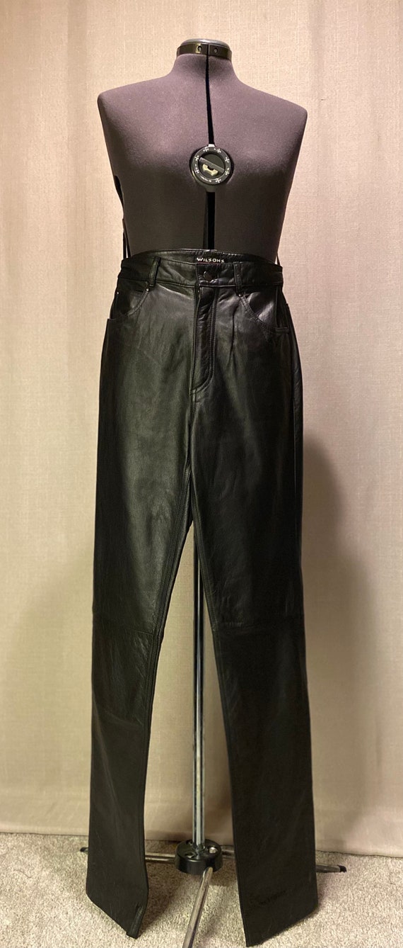 vintage leather pants 90s - Gem