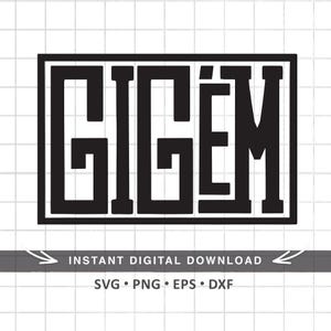 Gig &#39;Em Texas A&M University Aggie Reveille, VECTOR PRINT svg eps dxf png jpg, TX Poster Hat Shirt Decal Cuttable Clipart Cricut Cut Digital