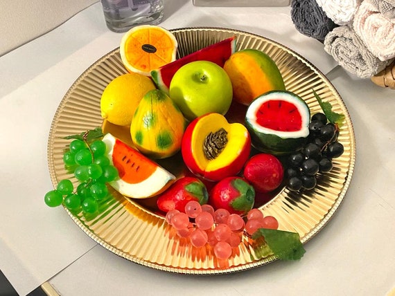 Fruit Soap Tropical Fruit Soap Handmade Turkish Soap Basket