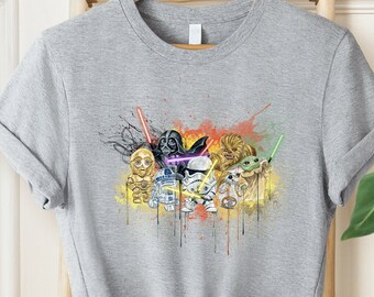 Star Wars Shirt,Galaxy Edge Shirt, Disney Shirt, Disney Family Shirts, Disney Watercolor Shirt, Disney World Shirt, Disneyland Shirt