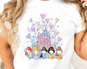 Prinzessin Schloss Shirt, Disney Prinzessin Shirt, Geburtstagskind Shirt, Prinzessin T-Shirt, Disney Prinzessin Tee, Disney Geburtstagskind