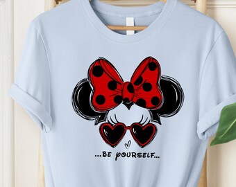 Minnie Sunglasses Shirt, Disney Shirt, Minnie Aviator Tee, Minnie Mouse Shirt, Disney Mom Tee, Disneyland Shirt for Women