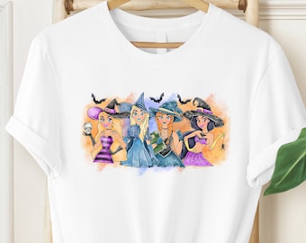 Disney Princess Halloween Shirts, Halloween Princess Shirt, Disney Watercolor Shirt, Disneyland Princess Shirts, Disney Princess Shirt