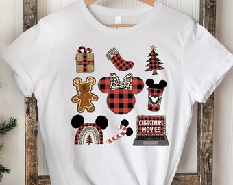 These Are a Few of my Favorite Things Disney Christmas, Mickey Ears Christmas, Disney Family Christmas shirt, Disneyland Shirt, Gingerbread