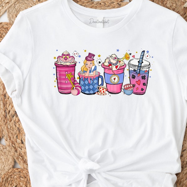 Alice In Wonderland Princess Drink Tshirt, Disneyland Shirt, Disneyworld, Theme Park, Princess Shirt, Alice In Wonderland, Magic Kingdom