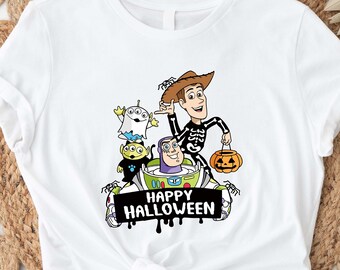 Vintage Toy Story Characters Halloween shirt, Vintage Disney Toy Story Halloween, Vintage Halloween, Toy Story Family Halloween, Disney trip