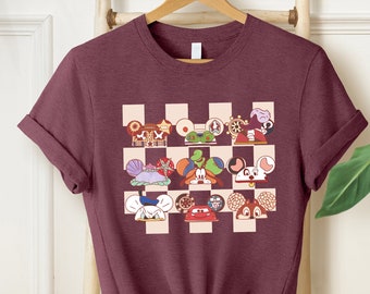 Camiseta de personajes de Disney, camiseta de Mickey y sus amigos, camiseta con orejas de Mickey, camiseta de Disneyland, camiseta unisex de Magic Kingdom Holiday WDW Family Birthday