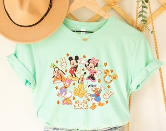 Vintage Mickey & Friends Shirt, Retro Disney Shirt, Retro Mickey Shirt, Disneyland Shirt, Mickey Ears Shirt, Disneyworld Shirts Family