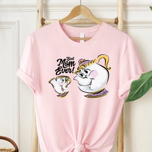 Chip And Mrs. Potts Mom Shirt, Disney Best Mom Ever Tshirt, Beauty And The Beast Tee, Princess Shirt, Mom & Child Shirts, Kids Shirts