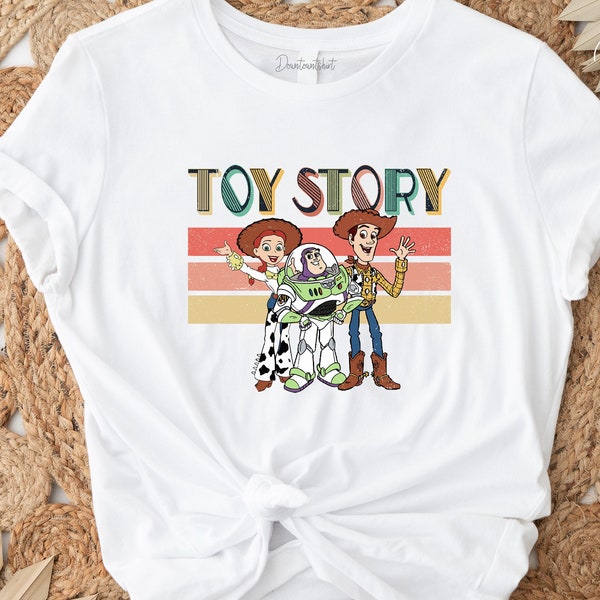 Vintage Toy Story Character Shirt, Disney Best Friend Shirt, Retro Disney Shirt, Toy Story Family Shirt, Disney Matching shirt