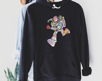 Buzz LightYear Hoodie, Vintage Toy Story Sweatshirt, Andy Buzz shirt, Disney Sweatshirt, Buzz Lightyear hoodie, Birthday party shirt