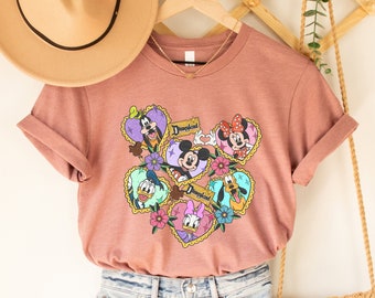 Mickey Friends Shirt, Disney Shirt, Vintage Disney T-Shirt,Disney World Shirt, Disney Vacation 2023, Disney Trip Shirt, Disney Family Shirt