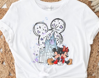 Mickey Minnie Castle Shirt | Disneyworld Shirt | Magic Kingdom Shirt | 50th Anniversary Shirt | Disney Trip Shirt | Vintage Disney Shirt