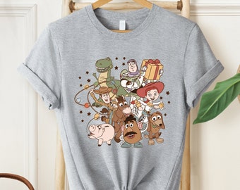 Retro Disney Toy Story Movie Characters Shirt, Disney World Shirt, Disneyland Vacation Trip Gift Shirt, Disneyland Shirt, Disney Trip Tee