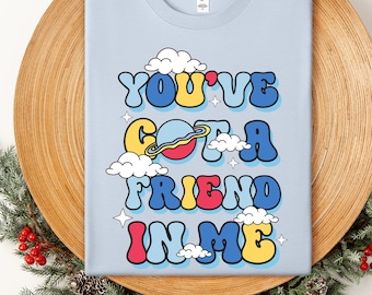 Tienes un amigo en mí camisa, camisa de Toy Story, camisa de Toy Story Land, camisa de Magic Kingdom, regalo familiar de Disneyland Trip