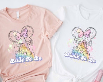 Disney bachelorette shirts, Disney bride to be shirt, Disney drunk to be shirt, Disney Bachelorette Party Shirts, Disney Bridal Party Shirts
