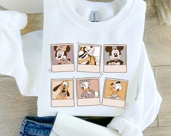 Hoodie Mickey en vrienden, Disney-sweater, Mickey Minnie Goofy Donald Daisy, Disneyland-gezinsvakantiecadeau, WDW-matching
