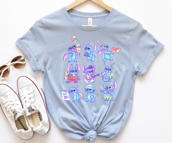 Disney Stitch Shirt, Disney Figures Shirt, Summer Mode Shirt, Family Vacation Shirt, Disney Trip Shirt, Cute Stitch Shirt