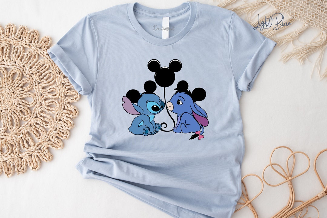 Stitch and Eeyore Shirt, Disney Shirt, Disneyland Family, Stitch Ears