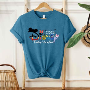 Custom Year, Disney 2026 Family Trip Tee shirt, Mickey Ears Disneyworld, Disneyland For Family, Girls, Family Matching Disney Trip Shirt