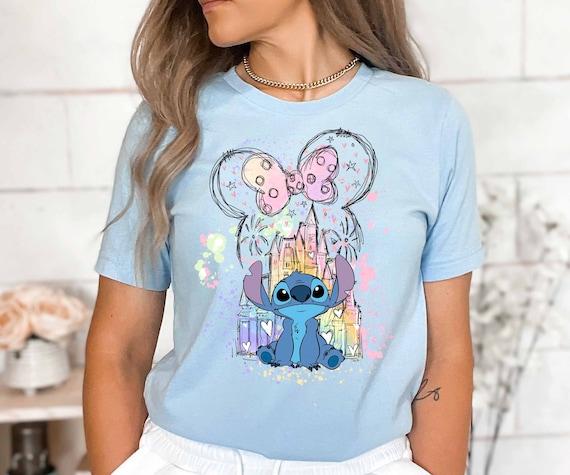 Stitch Shirt Disney Tee Disney Stitch Shirt Stitch Disneyworld Shirt Disney Vacation Shirts Disney Castle Shirt Magic Kingdom Shirt Etsy