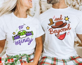 To Infinity And Beyond Shirts, Toy Story Matching Tee, Couples Disney Matching Tshirt, Buzz Shirt, Woody Shirt, Toy Story Birthday