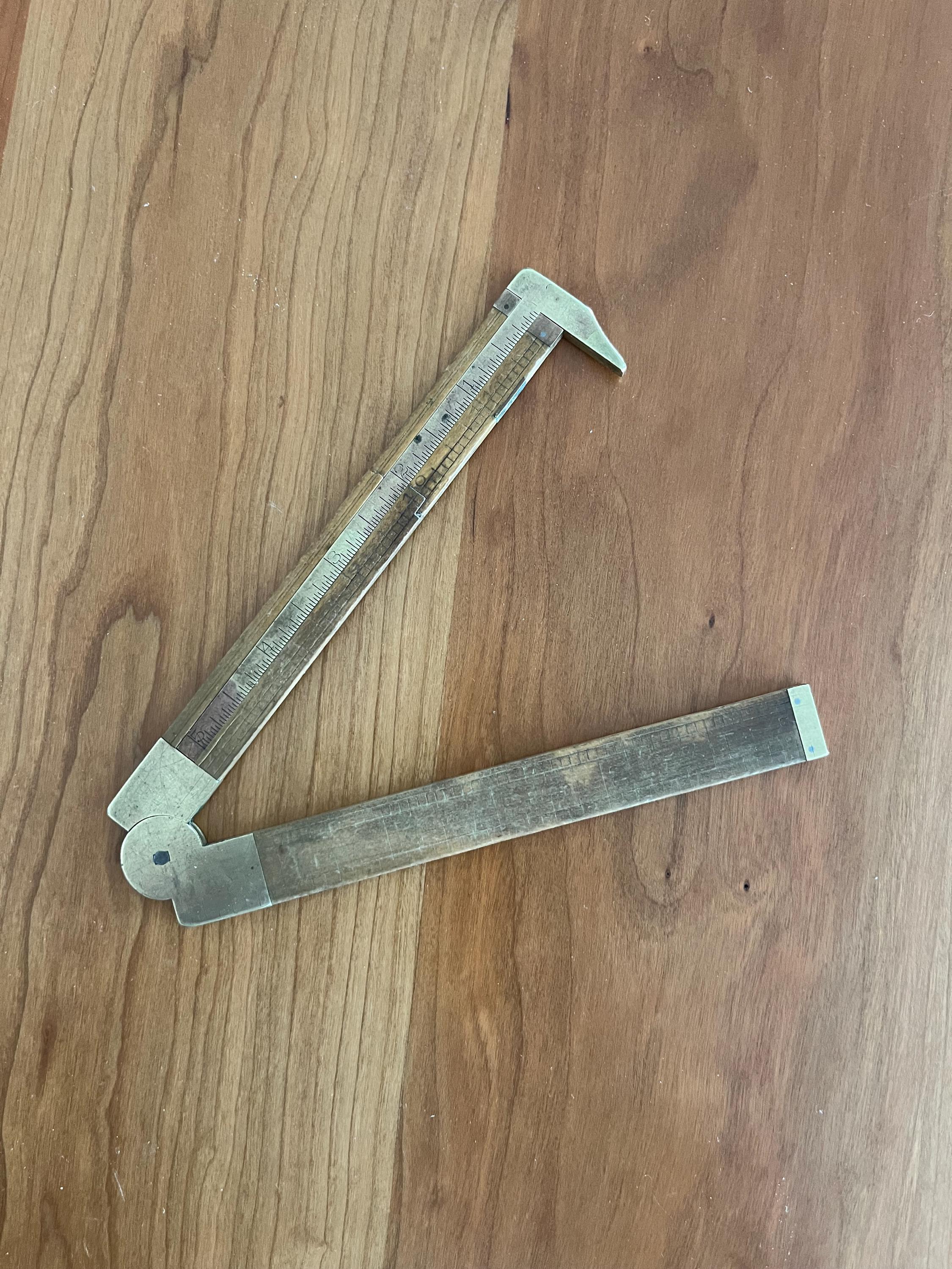 Vintage Rulers - B K Elliot Drafting Ruler and Boxwood and Brass ...