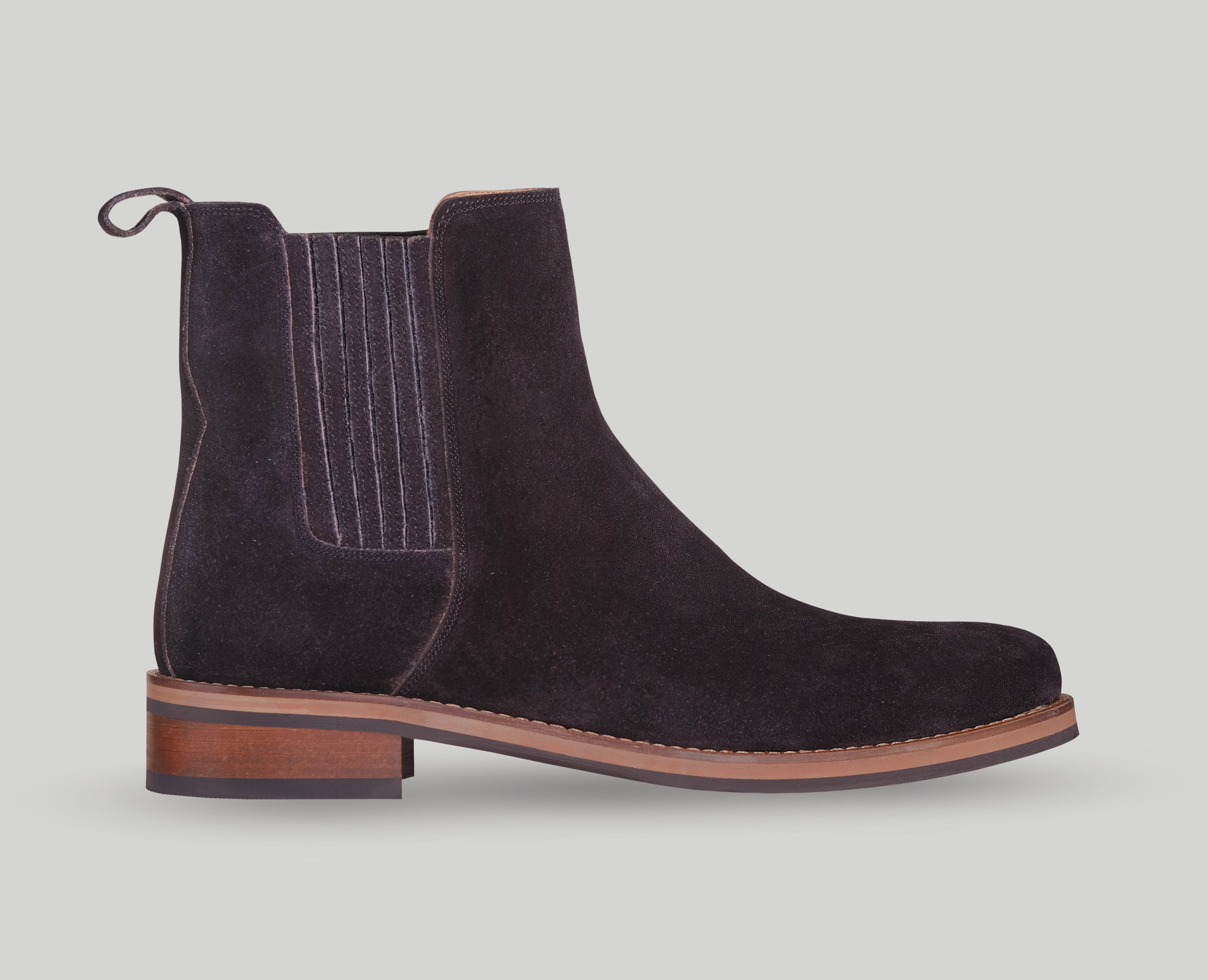 Suede Plain Chelsea Boot