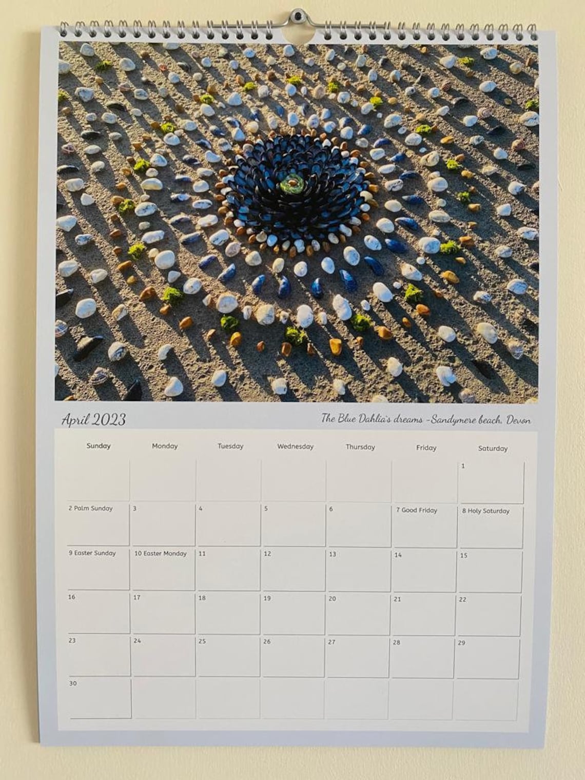 Wall Hanging Charity Calendar 2023 the Sunset Etsy UK