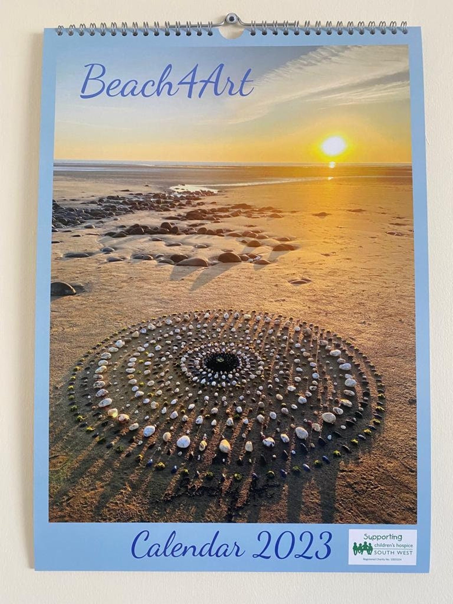 Wall Hanging Charity Calendar 2023 the Sunset Etsy UK