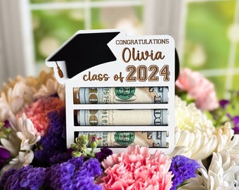 Graduation Money Holder, Personalized Graduation Gift, Custom Graduation Gift, Graduation Gift, 2024 Graduation, Gift for Graduation